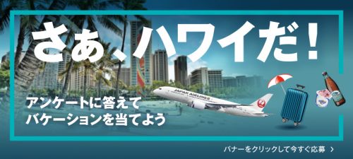 アンケートに答えてバケーションを当てよう！［TOP］