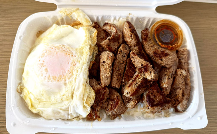 朝食メニュー (19.85ドル)