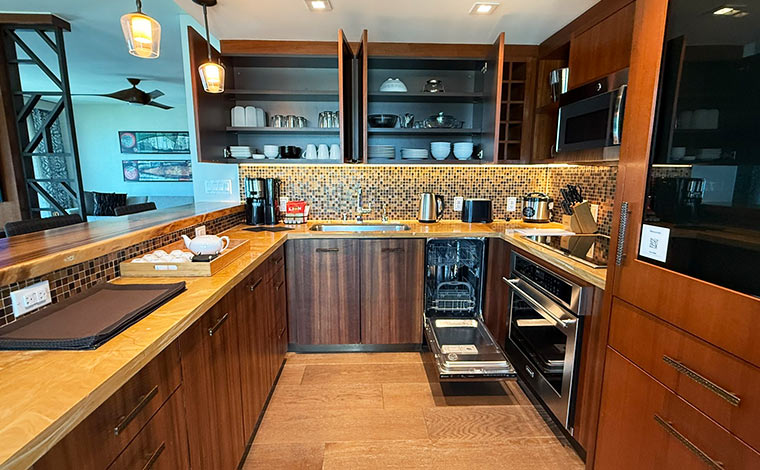 ザ・グランドアイランダー・ヒルトングランドバケーションズクラブのキッチン