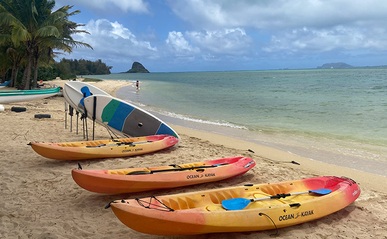シークレットアイランド<br />
写真提供：クアロア・ランチ・ハワイ<br />
