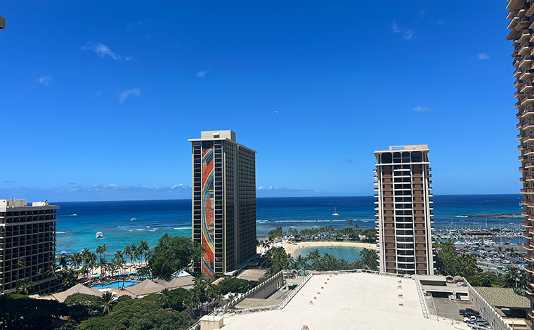 カリアスイーツ・ヒルトングランドバケーションズクラブからの景色