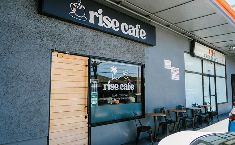 ライズ・カフェの外観
