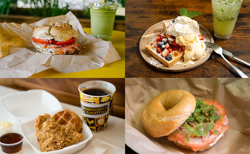 女子旅におすすめ！ハワイ・オアフの人気ワッフル＆ベーグル朝食5選