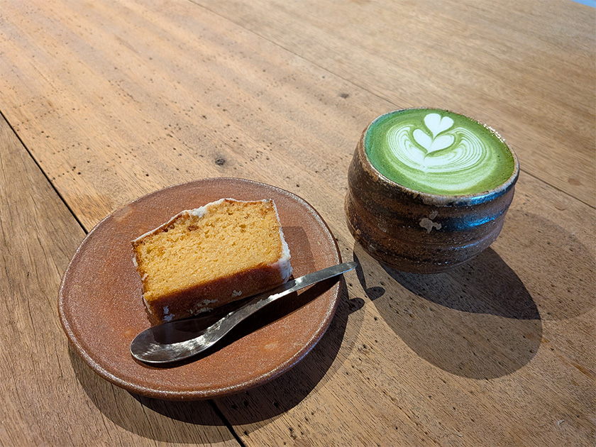 抹茶の本場で抹茶ラテなどを堪能